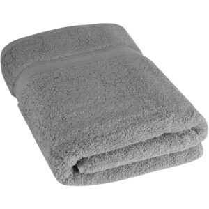 Grey Combed Cotton 54 by 27 Towel