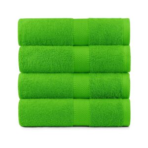 Pack of 2 Parrot Green Cotton Towel