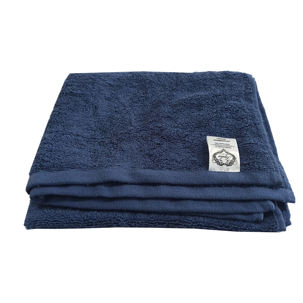 Sophie Soft Cotton Navy Blue Kitchen Towel - Towel Showel