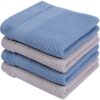 Pack of 2 Waffle Weave Linen Towel