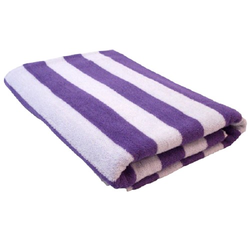Purple Premium Cotton 2 Tone Towel
