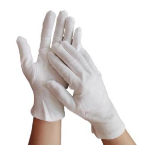 White Sun Protective Gloves Set
