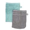 Eco Friendly Pack of 2 Assorted Soap & Utility Hanging Terry Towel Pouch