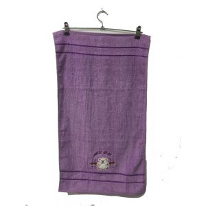 Hello Bear Kids Purple Towel