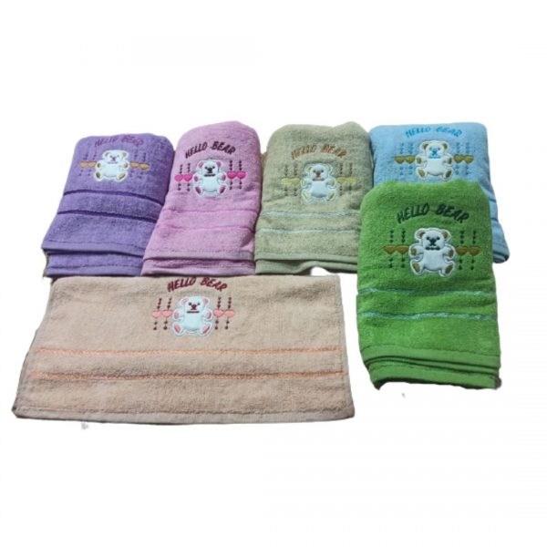 Hello Bear Kids Cotton Towels