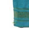 Golden Thread Cotton Towel