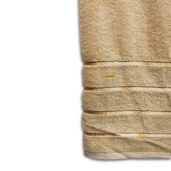Camel Brown Fancy Large Size Soft Cotton Towel