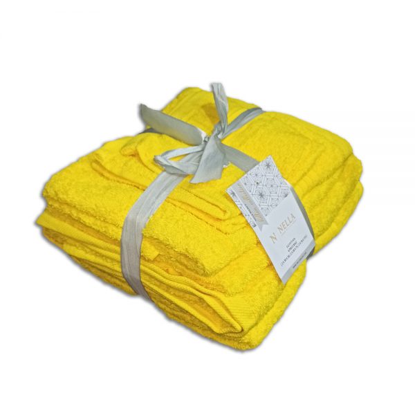 Egyptian Cotton Pack of 6 Complete Home Towels Set