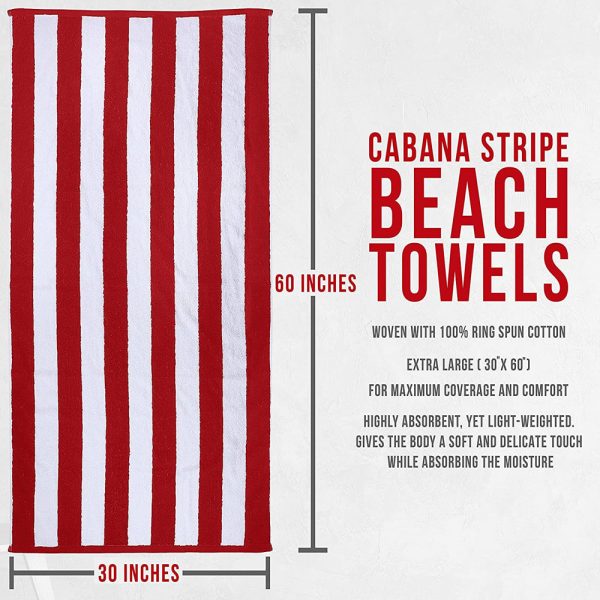 Red Color Pure Cotton Girl Towel