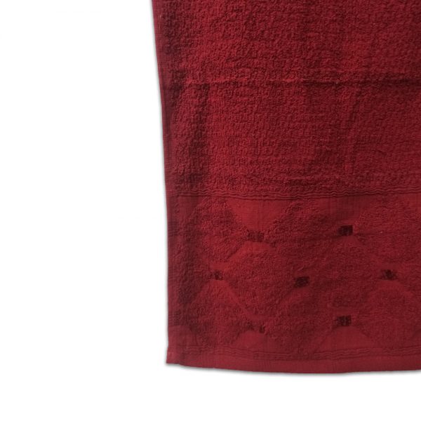 Luxury Thick Hand Face Travel Red Towel