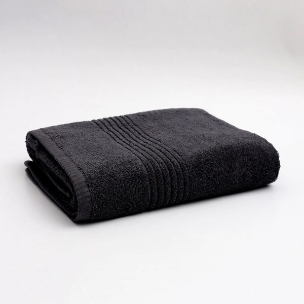 Thick & Fluffy Personal Black Towel